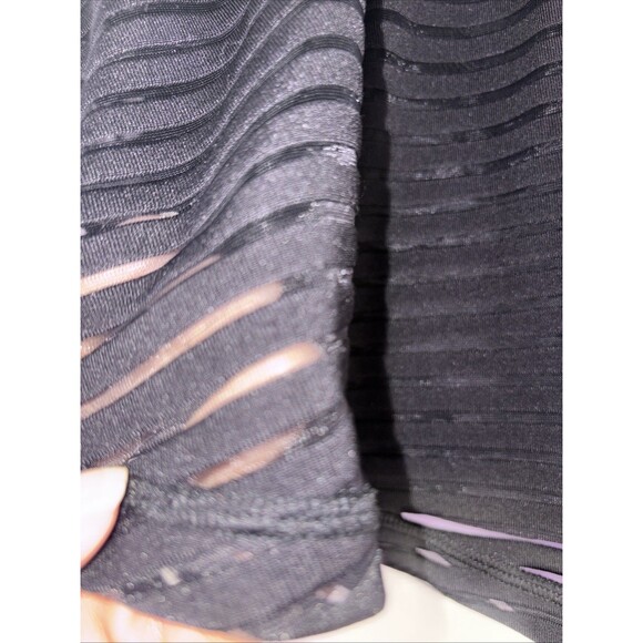 Ladies Black Pickleball Skort Sheer Flare Blk W30” - Picture 4 of 5